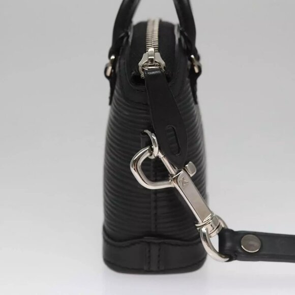 LOUIS VUITTON Epi Mini Lockit Charm Black LV Auth - Picture 12 of 15
